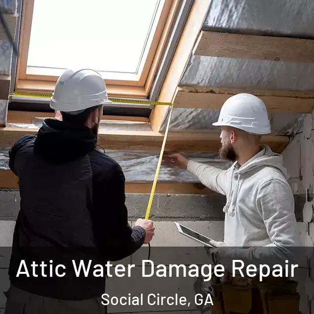  Attic Water Damage Repair Social Circle, GA