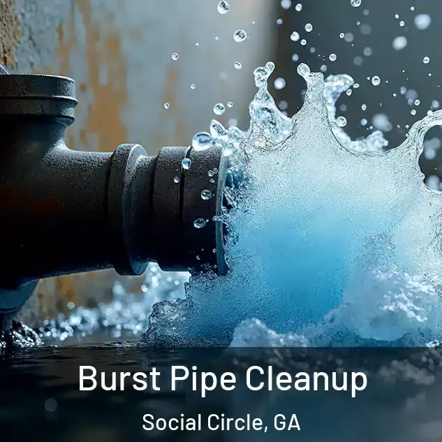  Burst Pipe Cleanup Social Circle, GA