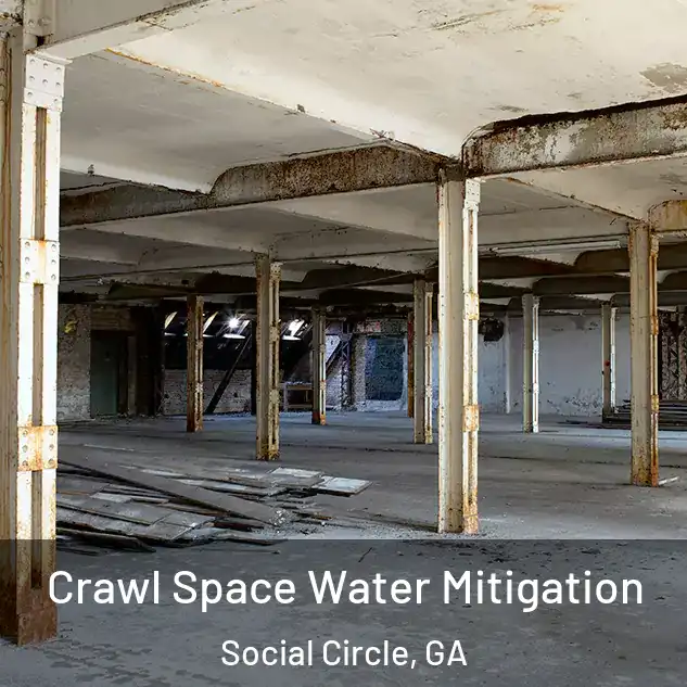  Crawl Space Water Mitigation Social Circle, GA