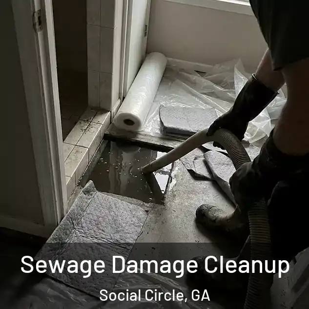  Sewage Damage Cleanup Social Circle, GA
